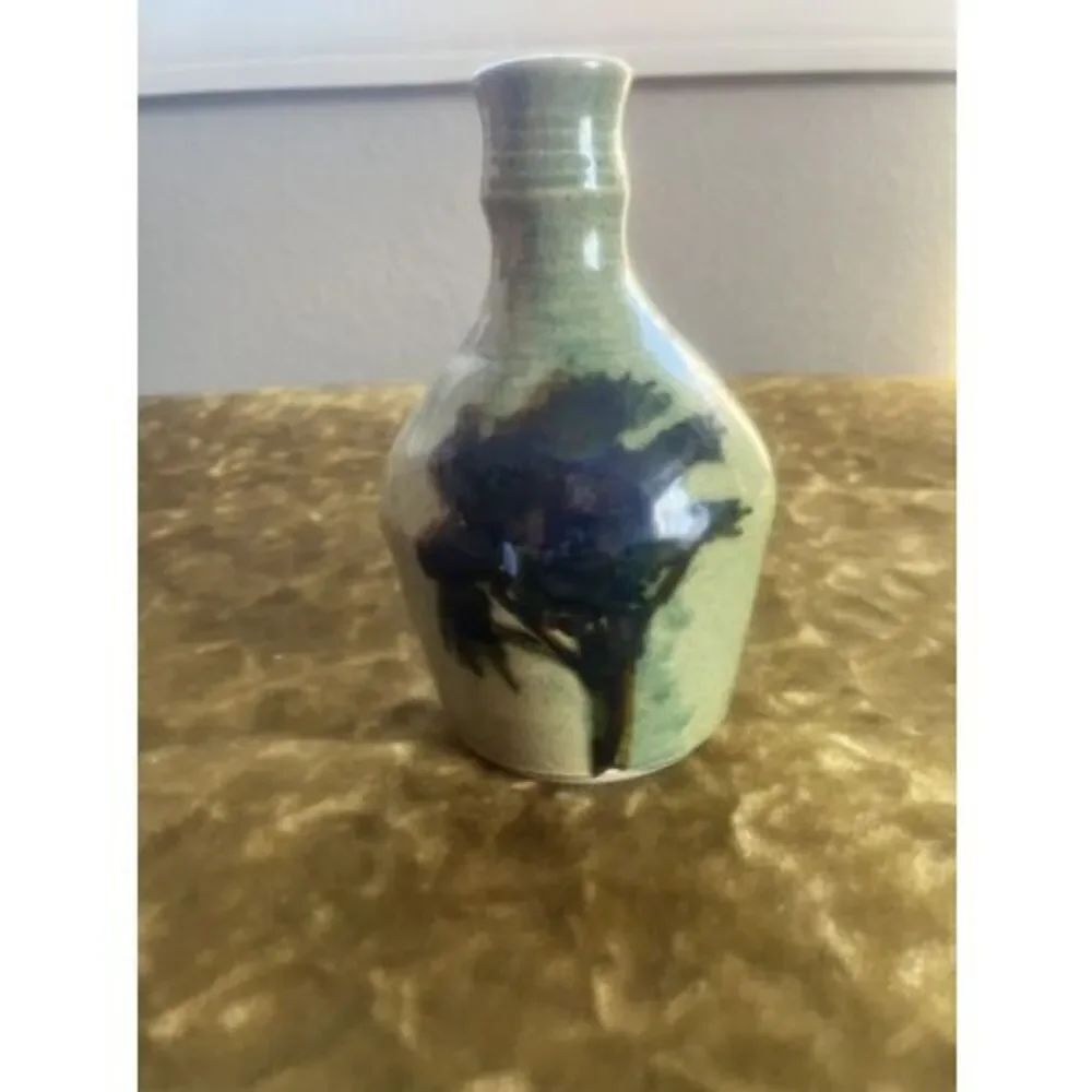 Vintage Vase Dodge Station Pottery Stoneware Signed Jeff Napp 84” (6880)